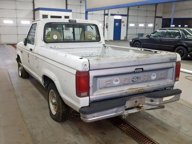 1FTCR10AXMPA71530 - 1991 FORD RANGER WHITE photo 3