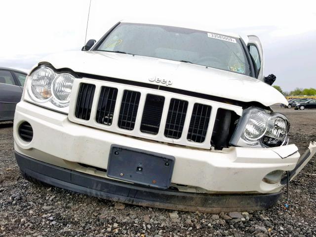 1J8GR48K47C666135 - 2007 JEEP GRAND CHER WHITE photo 10