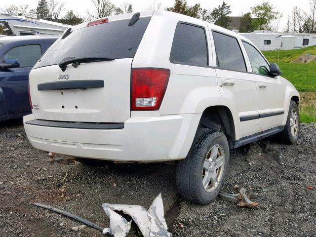 1J8GR48K47C666135 - 2007 JEEP GRAND CHER WHITE photo 4