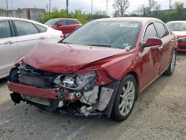 1G1ZE5E04CF248762 - 2012 CHEVROLET MALIBU LTZ 勃艮第红 照片 2