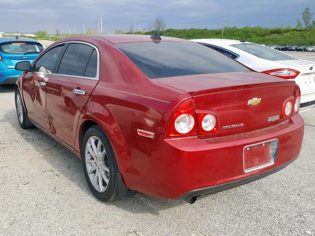 1G1ZE5E04CF248762 - 2012 CHEVROLET MALIBU LTZ 勃艮第红 照片 3