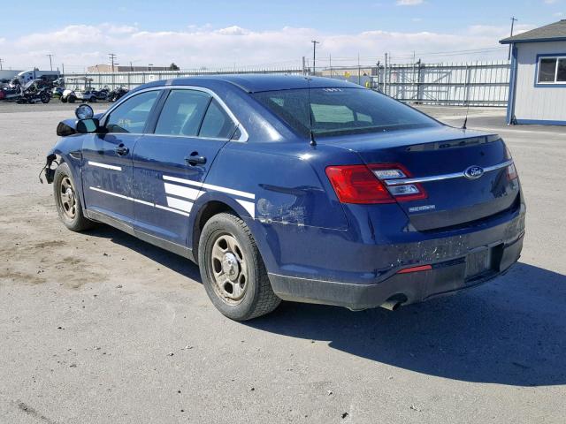 1FAHP2MTXDG204564 - 2013 FORD TAURUS POL BLUE photo 3