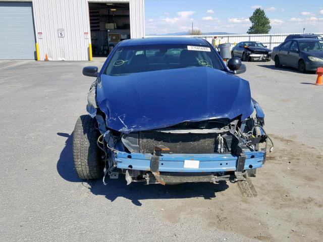 1FAHP2MTXDG204564 - 2013 FORD TAURUS POL BLUE photo 9