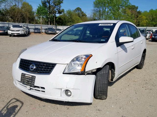 3N1AB61E48L648714 - 2008 NISSAN SENTRA 2.0 WHITE photo 2