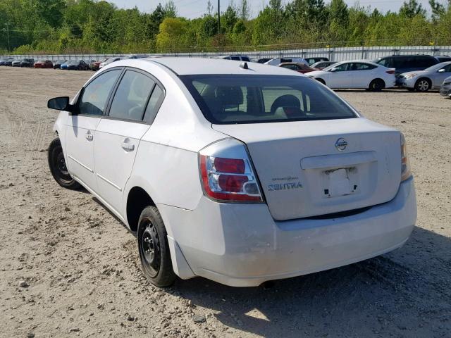 3N1AB61E48L648714 - 2008 NISSAN SENTRA 2.0 WHITE photo 3