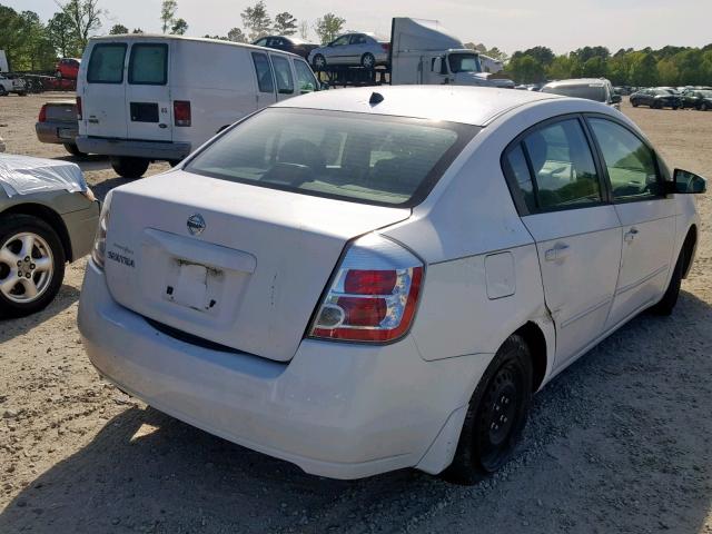 3N1AB61E48L648714 - 2008 NISSAN SENTRA 2.0 WHITE photo 4