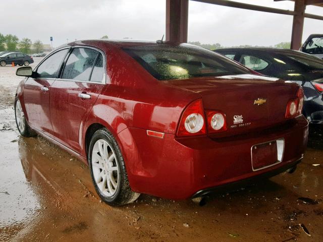 1G1ZE5E71AF257364 - 2010 CHEVROLET MALIBU LTZ წითელი ფოტო 3