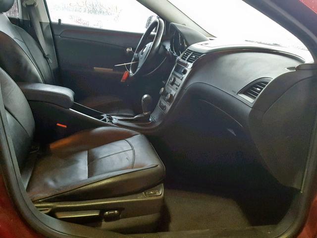 1G1ZE5E71AF257364 - 2010 CHEVROLET MALIBU LTZ წითელი ფოტო 5