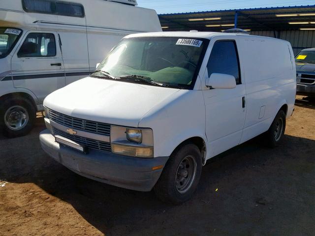 1GCDM19W6XB160708 - 1999 CHEVROLET ASTRO WHITE photo 2