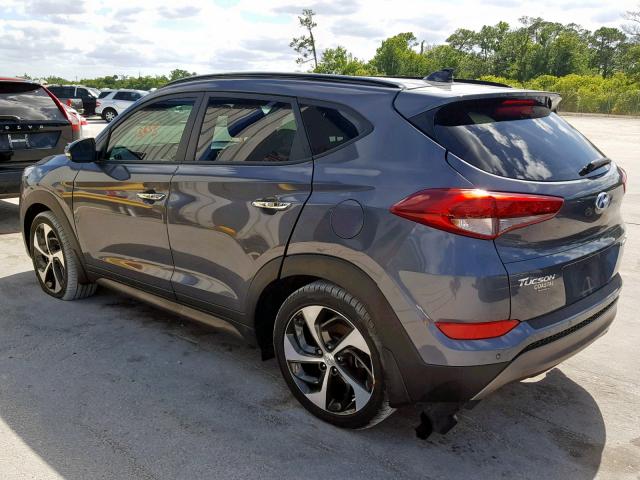 KM8J33A22GU180626 - 2016 HYUNDAI TUCSON LIM GRAY photo 3