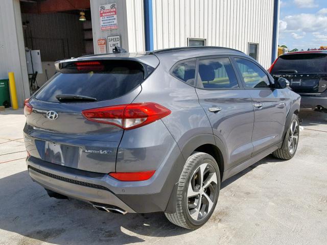 KM8J33A22GU180626 - 2016 HYUNDAI TUCSON LIM GRAY photo 4