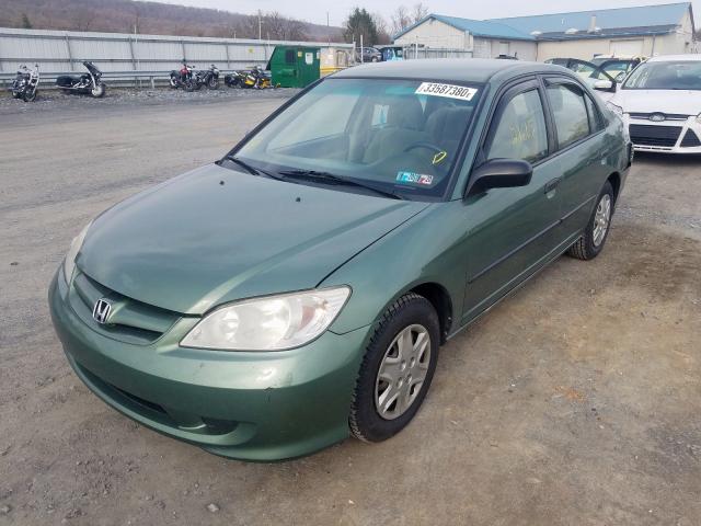 2HGES16304H626691 - 2004 HONDA CIVIC DX VP  photo 2