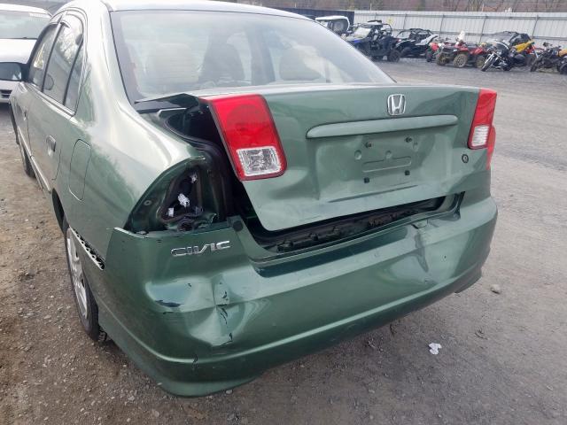 2HGES16304H626691 - 2004 HONDA CIVIC DX VP  photo 9
