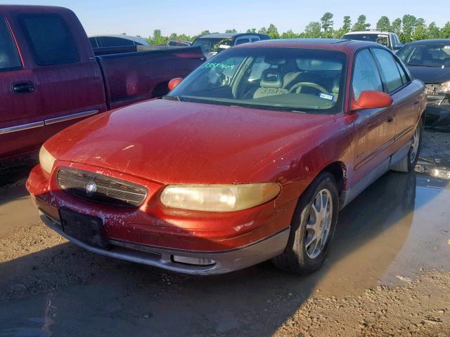 2G4WF5211W1442984 - 1998 BUICK REGAL GS RED photo 2