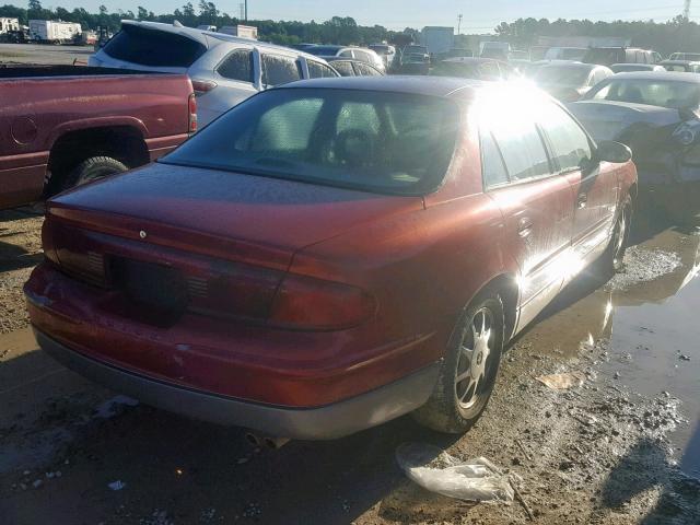 2G4WF5211W1442984 - 1998 BUICK REGAL GS RED photo 4