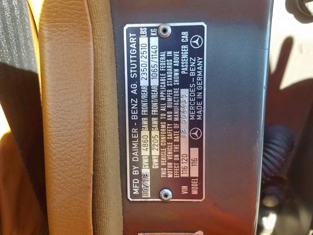 00011612012004439 - 1979 MERCEDES-BENZ 300 SD GRAY photo 10