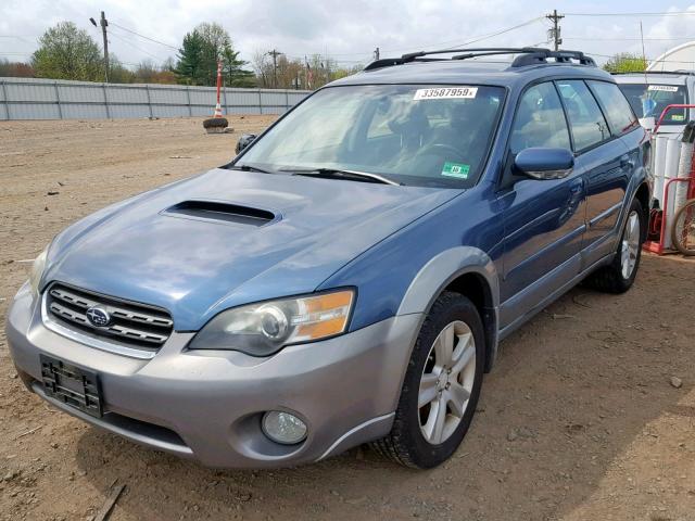 4S4BP68C254340817 - 2005 SUBARU LEGACY OUT BLUE photo 2