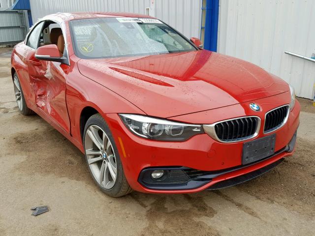 WBA4Z3C50JEC48799 - 2018 BMW 430XI RED photo 1