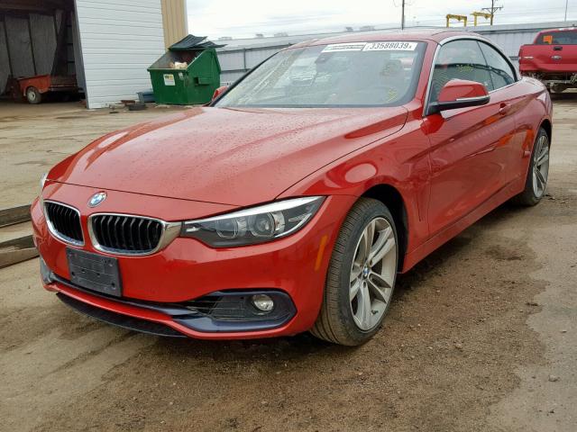 WBA4Z3C50JEC48799 - 2018 BMW 430XI RED photo 2