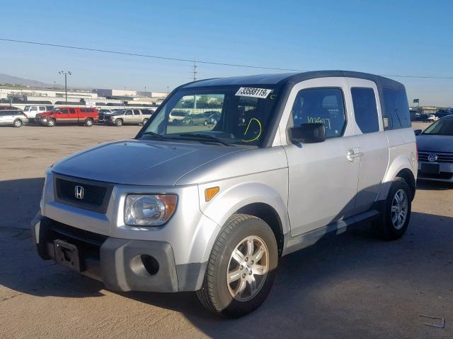 5J6YH28746L014526 - 2006 HONDA ELEMENT EX SILVER photo 2