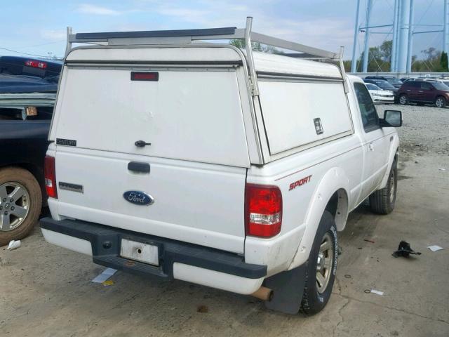 1FTYR10U27PA76869 - 2007 FORD RANGER WHITE photo 4