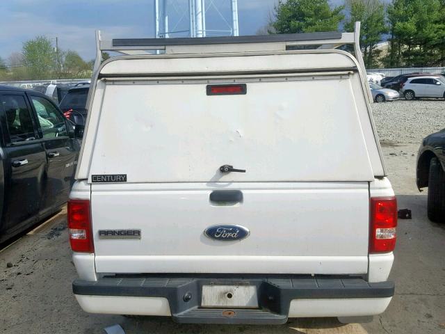 1FTYR10U27PA76869 - 2007 FORD RANGER WHITE photo 6