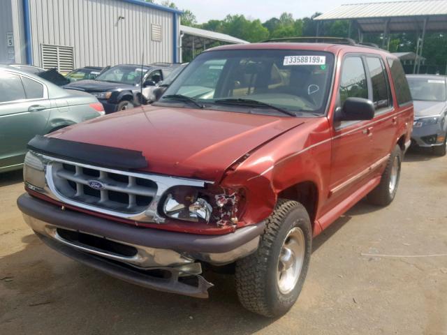 1FMDU32EXVUA14676 - 1997 FORD EXPLORER BURGUNDY photo 2