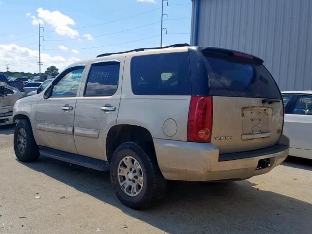 1GKFC13CX7R277729 - 2007 GMC YUKON TAN photo 3