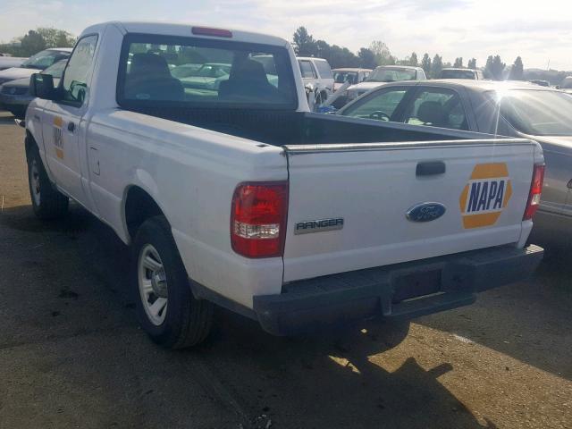 1FTYR10D18PA08368 - 2008 FORD RANGER WHITE photo 3