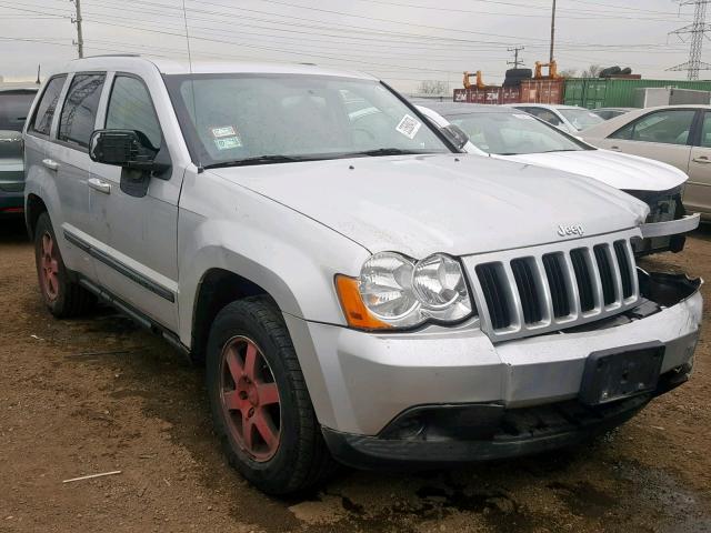 1J8GR48KX8C120926 - 2008 JEEP GRAND CHER SILVER photo 1