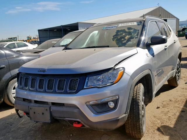 3C4NJDDB9KT627386 - 2019 JEEP COMPASS TR GRAY photo 2