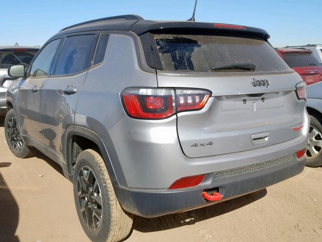 3C4NJDDB9KT627386 - 2019 JEEP COMPASS TR GRAY photo 3