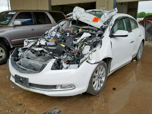 1G4GA5GR7EF190747 - 2014 BUICK LACROSSE WHITE photo 2