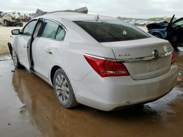 1G4GA5GR7EF190747 - 2014 BUICK LACROSSE WHITE photo 3