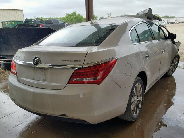 1G4GA5GR7EF190747 - 2014 BUICK LACROSSE WHITE photo 4