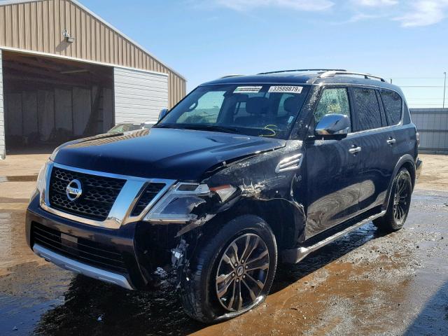 JN8AY2ND8H9010095 - 2017 NISSAN ARMADA SV BLACK photo 2