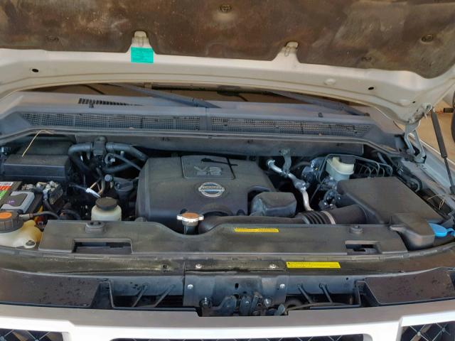 5N1BA08D58N608863 - 2008 NISSAN ARMADA SE SILVER photo 7