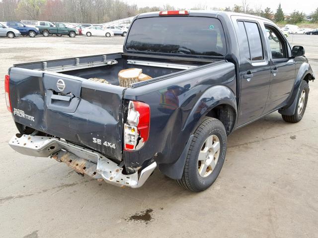 1N6AD07WX6C459821 - 2006 NISSAN FRONTIER C BLACK photo 4