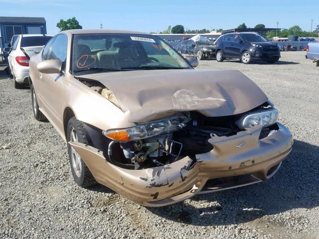 1G3NF12E61C219094 - 2001 OLDSMOBILE ALERO GLS GOLD photo 1