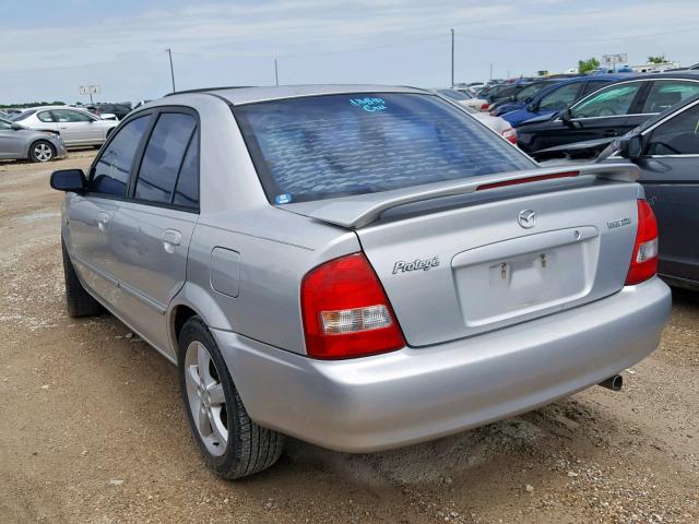 JM1BJ225931125703 - 2003 MAZDA PROTEGE DX SILVER photo 3