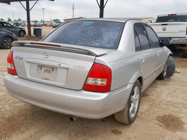 JM1BJ225931125703 - 2003 MAZDA PROTEGE DX SILVER photo 4