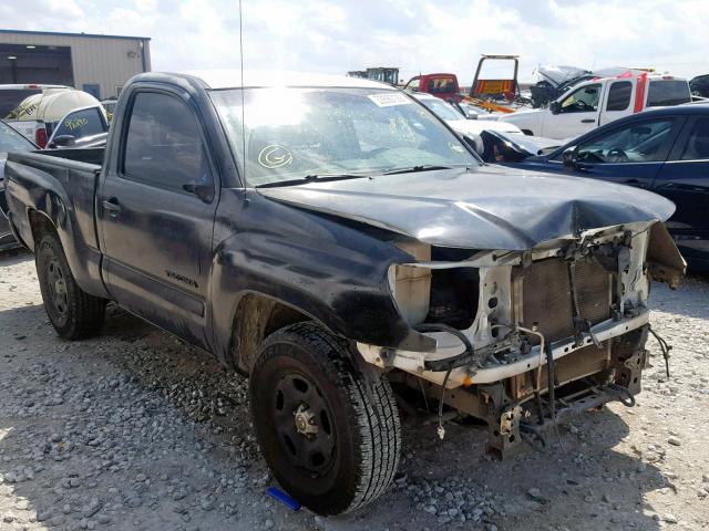 5TENX22N65Z029774 - 2005 TOYOTA TACOMA BLACK photo 1