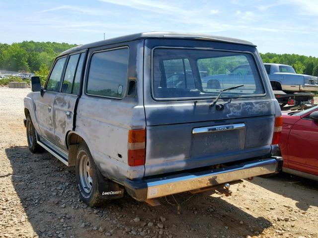 JT4FJ60V5H1137267 - 1987 TOYOTA LAND CRUIS GRAY photo 3