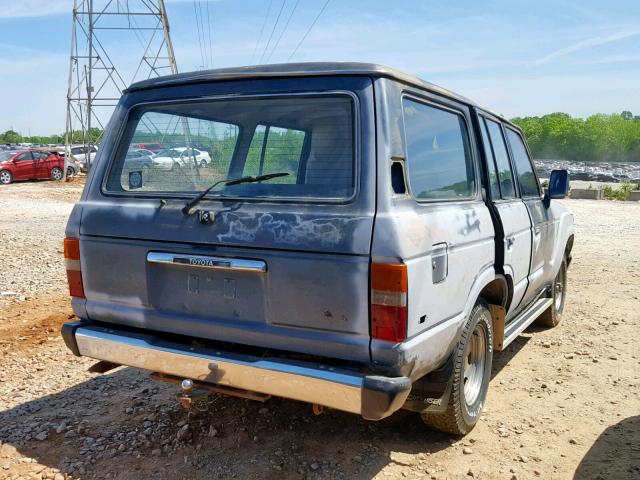 JT4FJ60V5H1137267 - 1987 TOYOTA LAND CRUIS GRAY photo 4