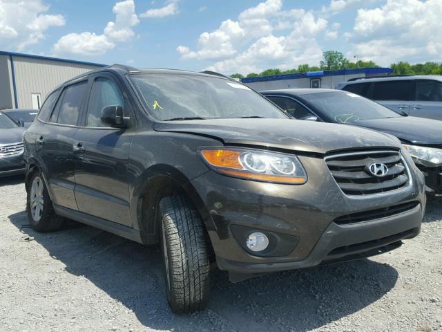 5XYZK4AG1BG082208 - 2011 HYUNDAI SANTA FE L BROWN photo 1