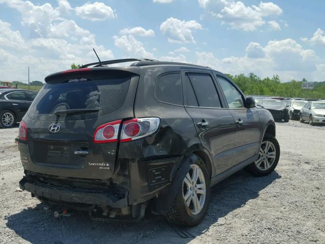 5XYZK4AG1BG082208 - 2011 HYUNDAI SANTA FE L BROWN photo 4