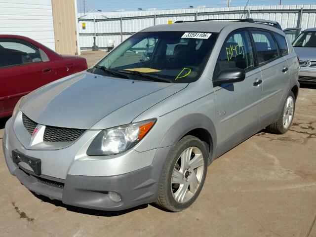 5Y2SL62873Z431859 - 2003 PONTIAC VIBE SILVER photo 2