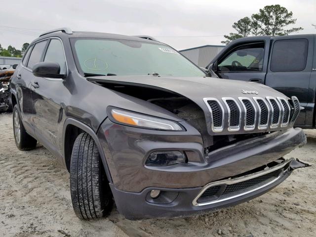 1C4PJLDS5EW244918 - 2014 JEEP CHEROKEE L GRAY photo 1