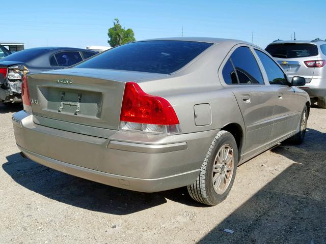 YV1RS612X52478095 - 2005 VOLVO S60 GOLD photo 4