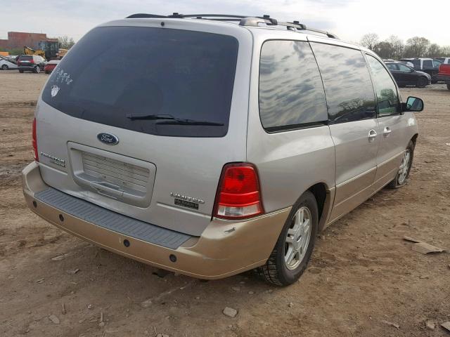 2FMDA58284BA51893 - 2004 FORD FREESTAR L BEIGE photo 4